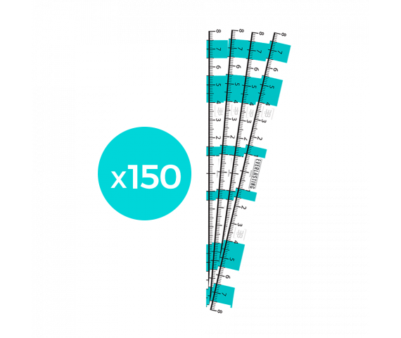 Eyebrow measuring tapes pack of 150