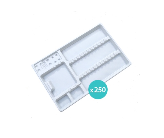 Disposable plastic trays x 250