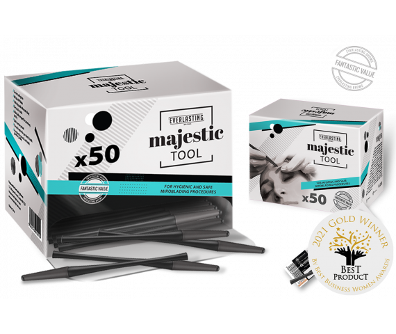50 x MAJESTIC Disposable Tool by Everlasting Brows (EXP 07/26)