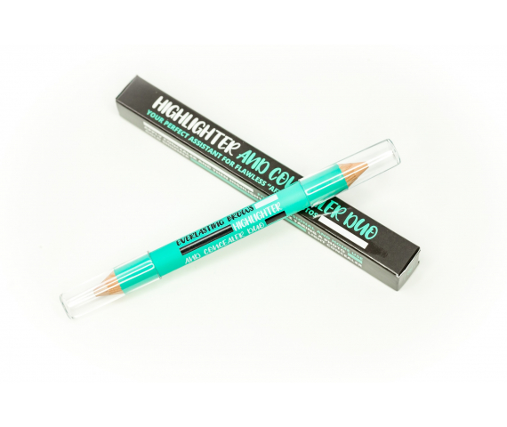 Highlighter/Concealer DUO Jumbo pencil for perfect after photos