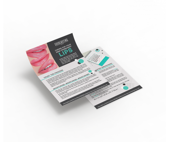 Everlasting LIP After Care Leaflets x50