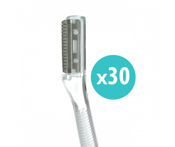 Eyebrow hair shavers 3 pack = 30 shavers