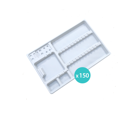 Disposable plastic trays x 150